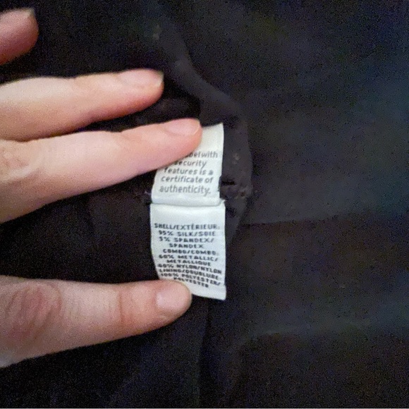 DVF Metallic Floral Silk Lace Cordelia Top - Picture 5 of 5